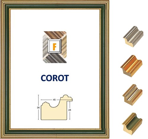 Bilderrahmen corot als leer - -,
