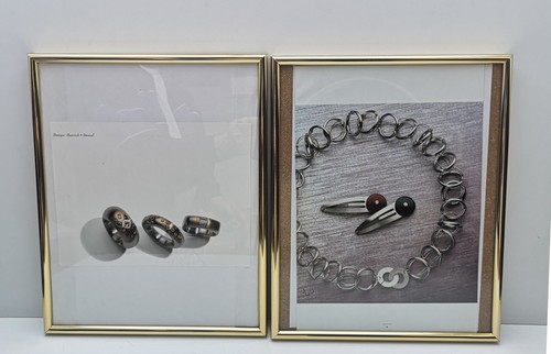 Bilderrahmen goldfarben - 2x,